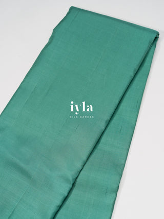 The Love Birds Enchantment Kanjeevaram in Sea Green