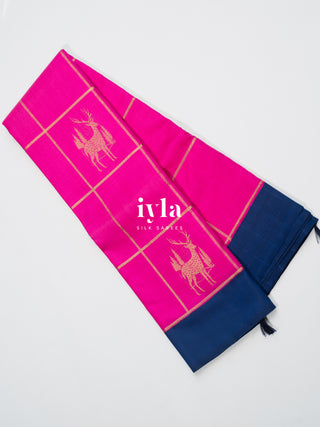 The Reindeers of Scandinavia Silk Saree